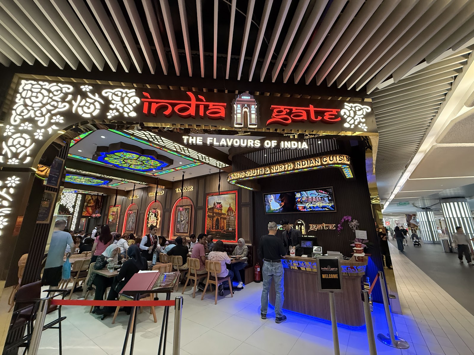 Inside India Gate Restaurant